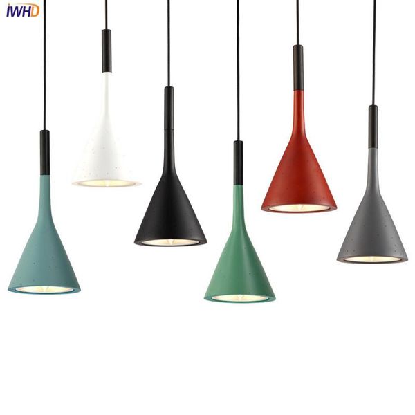 

pendant lamps minimalist lights led cement nordic lamp hanglamp hanging indoor lighting for home decoration