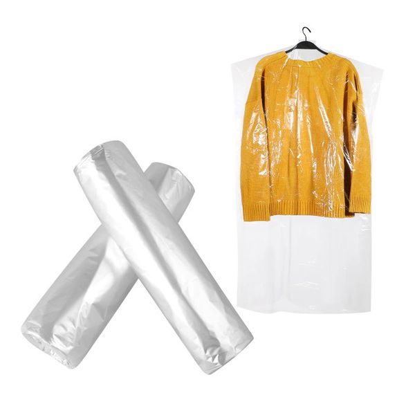 

clothing & wardrobe storage yardwe 50pcs garment bags dust cover clear clothes bag for suits shops
