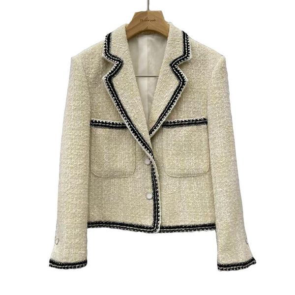 

women's jackets 2021 spring suit jacket female loose and thin fashion western style short, Black;brown