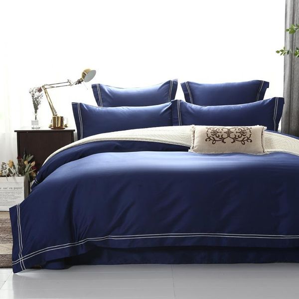 

bedding sets elka four-piece simple solid color cotton sheets quilt cover twin set oceania