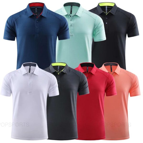 

men women's short sleeve running tennis golf gym fitness sports quick dry breathable sportwear jerseys, Black;blue