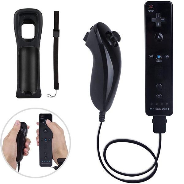 

in 1 wireless controle remote controller for wii with motion plus bluetooth gamepad game controllers & joysticks