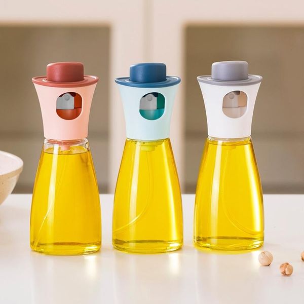 

storage bottles & jars bbq baking press oil bottle home kitchen cooking spray empty