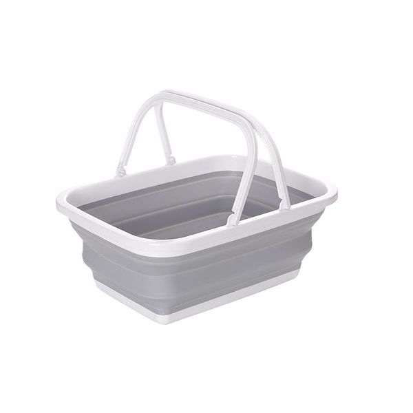 

buckets folding collapsible washing up bowl, sinks camping picnic baskets laundry with handle