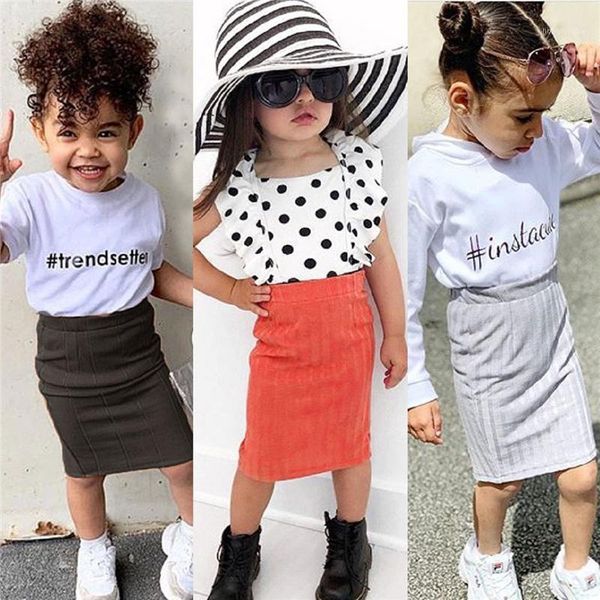

skirts 2021 knitted cotton baby girls summer skirt pure color casual fashion simple children 1-5yrs1, Blue