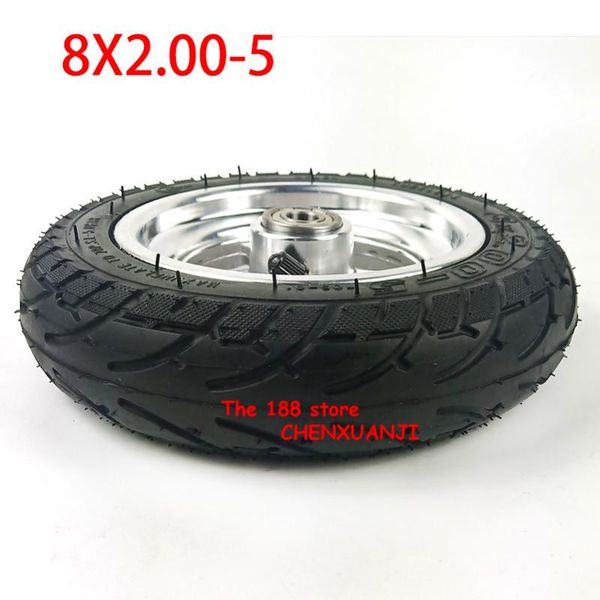

8x2.00-5 wheel tubeless tyre 2.10-5 vacuum tire hub for electric scooter kugoo s3 pocket bike mini wheelchair motorcycle wheels & tires