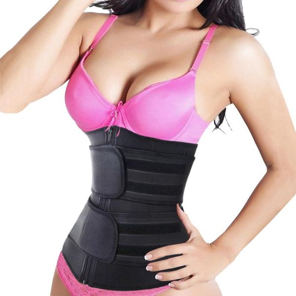 

women's shapers plus size woman waist trainer sauna vest belt corset trimmer slimming neoprene abdomen tummy control extra slim, Black;white