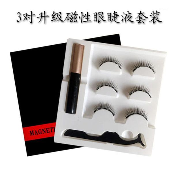 

magnetic eyelash false set liquid 3 pairs 3d1