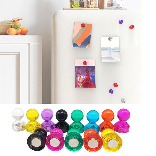 

color powerful magnetic refrigerator magnet po information pushpin decoration tool mini whiteboard fridge magnets