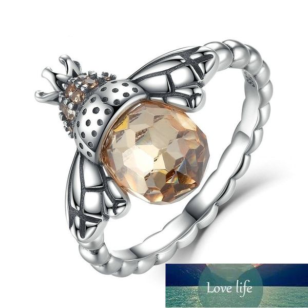 

fashion bee animal cubic zirconia ring cz women charm bridal engagement wedding band jewelry gift factory price expert design quality latest, Silver