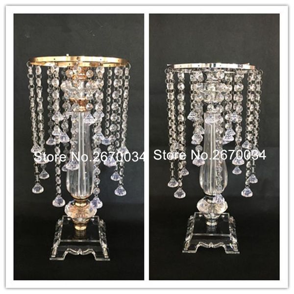 

party decoration wedding stages crystal pillars/ mandaps/ acrylic candlesticks