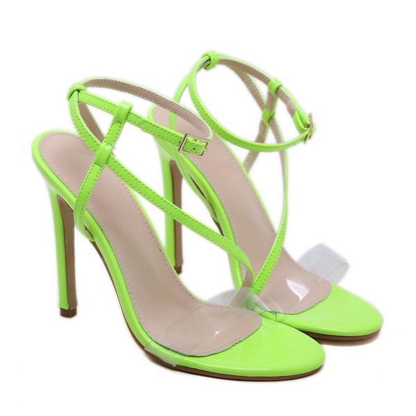 

dress shoes 2021 summer women 12cm high heels leather sandals female fetish gladiator lady cross strap platform green pumps, Black