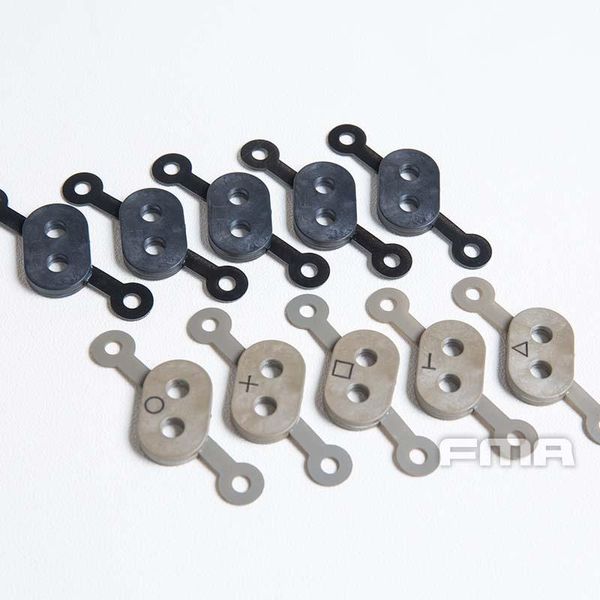 

cycling helmets fma 5pcs/set different pattern tactical upgrade peq ir cover laser lens bk/de/fg tb1350