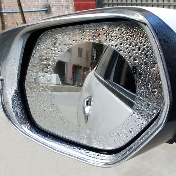 

car sunshade 6pcs multi-piece rearview mirror window transparent film anti-fog, rain-proof and anti-glare protective rain