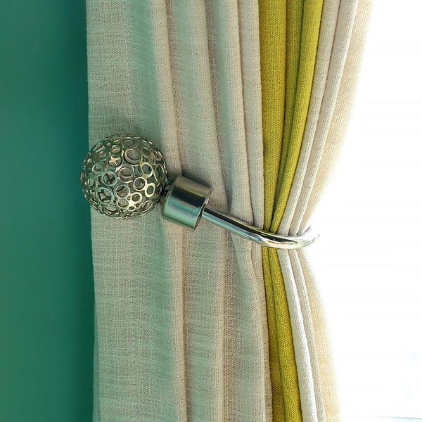 

2pc curtain tieback holder hooks tie backs bedroom living room decoration accessories holdback metal hook wf1021 other home decor