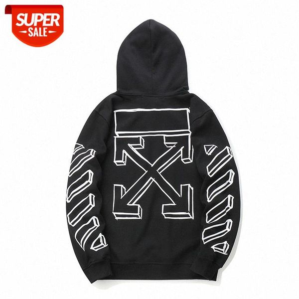

ow thin sweater pullover hooded loose cotton men's and women's jacket trend #k90g, Black