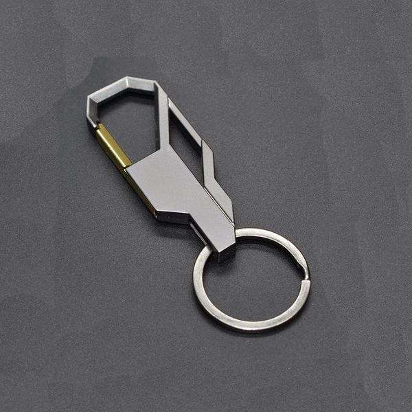 

keychains car pendant key chain keychain keyring creative holder metal ring auto accessories, Silver