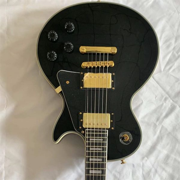 

electric guitar, black, mahogany body, rosewood fingerboard, in stock