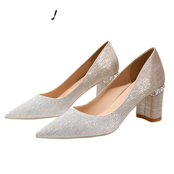 

sandals wedding shoes women high heeled bridal rhinestone gold sequins pointed toe single bling crystal decor pumps pdl3, Black