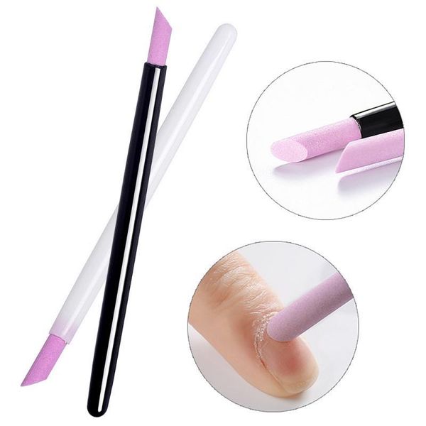 

nail art kits 1pc quartz polishing pen cuticle dead skin remover portable grinding tool polish manicure stick files