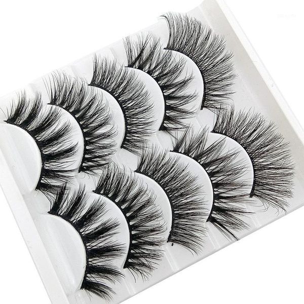

pairs/set multi-layer thick eyelashes 3d false trendy comfortable soft fake lashes extension big eye tools1
