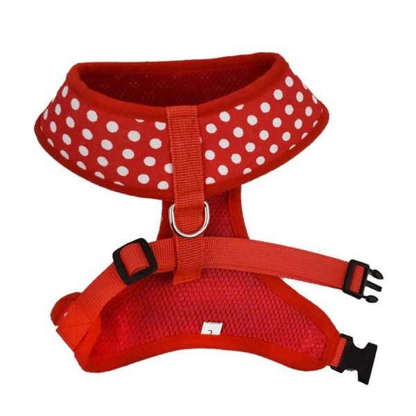 

pet supplies chest small and medium-sized dog traction chests back i-shaped polka dot harness collars & leashes