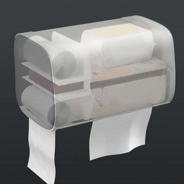 

toilet paper holders adjustable waterproof holder double shelf handkerchief box