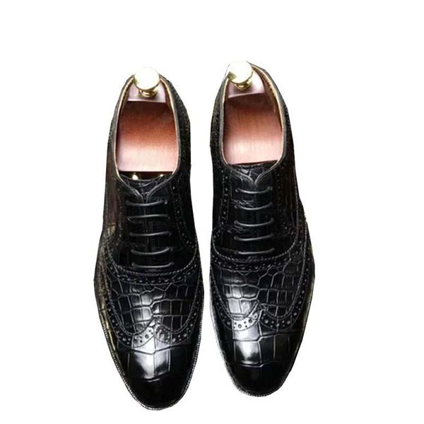 

dress shoes chue men formal leisure wedding male black carving