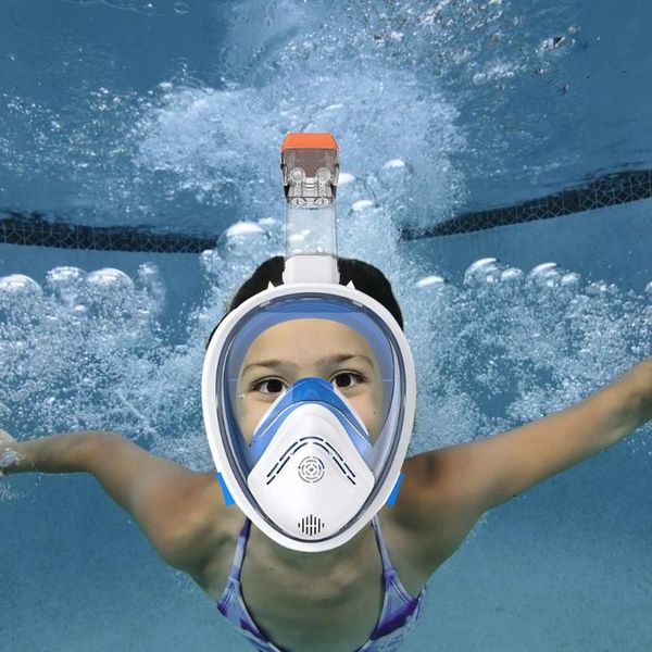 

diving masks s-xl swimming mask full face scuba anti fog goggles underwater wide view snorkel equipment