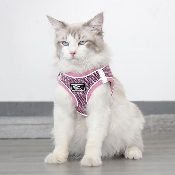 

dog collars & leashes cat traction rope breathable and comfortable walking reflective strap pet supplies