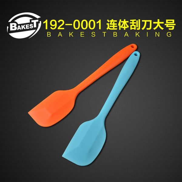 

baking & pastry tools bakest 2pcs per lot silicone scraper for cake multicolour hand-stirring spatulas