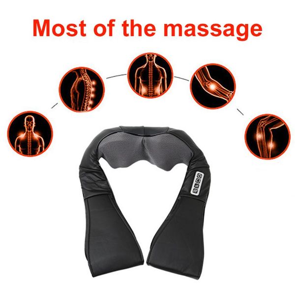 

4-keys cervical shawl massager shoulder massage device neck waist instrument electric massagers