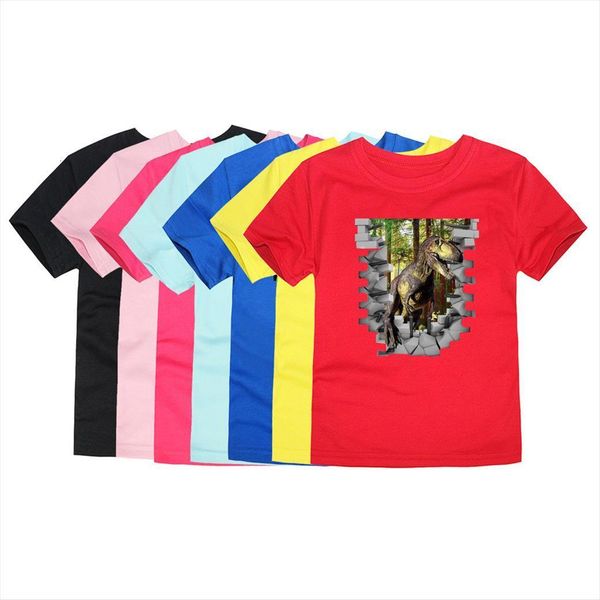 

2 3 4 5 6 7 8 9 10 years kids girl t shirt boy girls summer shirts cotton, Blue