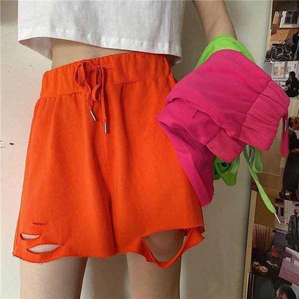 

high waist and wide leg sports shorts for women women's, White;black