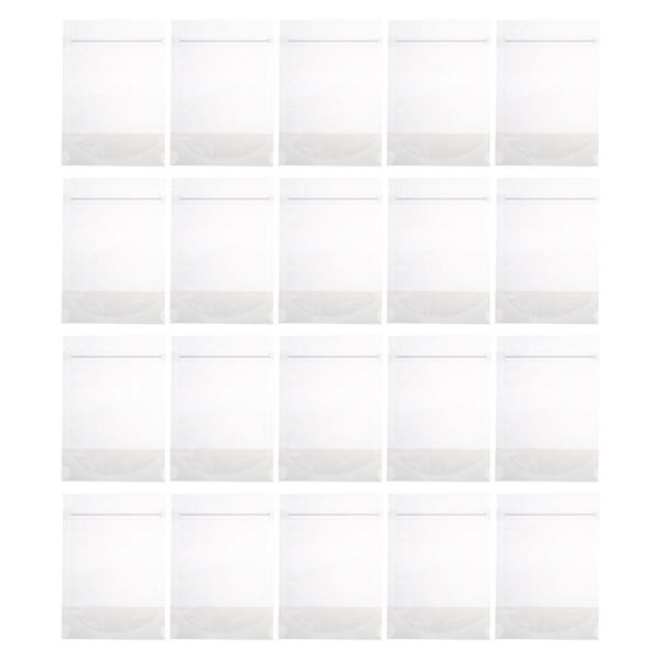 

100pcs transparent self-sealing bags clear zipper storage pouches gift wrap