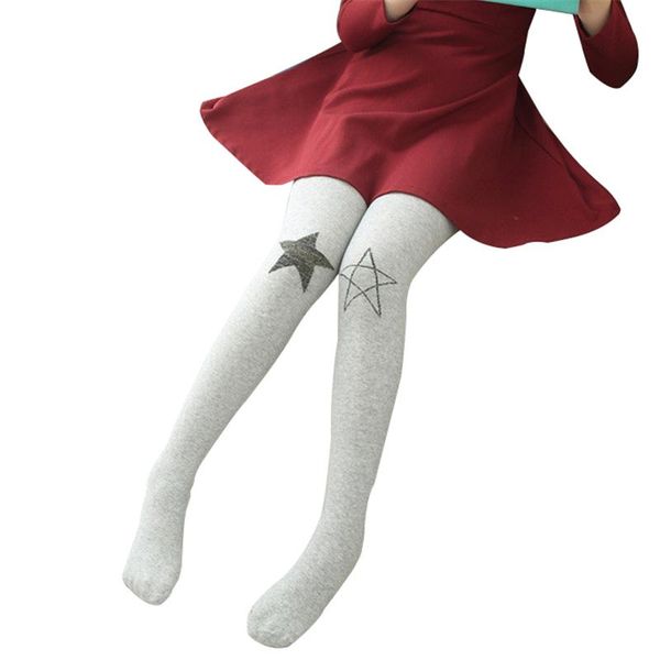 

footies girls pantyhose stockings warm autumn clothing star tights children winter kids elasticity dance, Blue