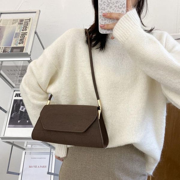 

evening bags female daily design baguette totes purse pouch fashion women luxury handbag pu leather simple underarm shoulder