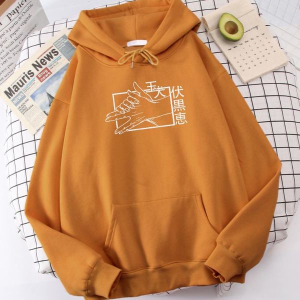 

men's hoodies & sweatshirts fushiguro megumi anime jujutsu kaisen printing men's thick fashion warm casual mens hoody plus size ho, Black