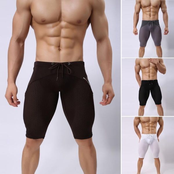 

men swim trunks short hawaiian quick dry beach surfing running swimming summer casual men's shorts, White;black