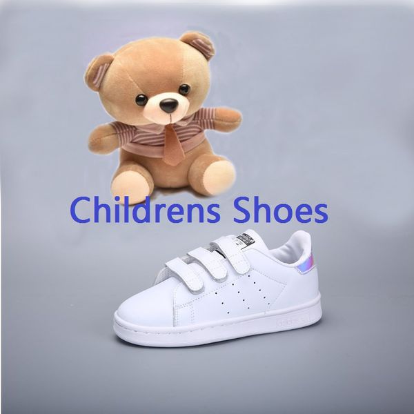 

andd1y_kids children supersta boy girl baby shoes hook & loop pink black multi white samba gazelle og stan smith trainers running shoe