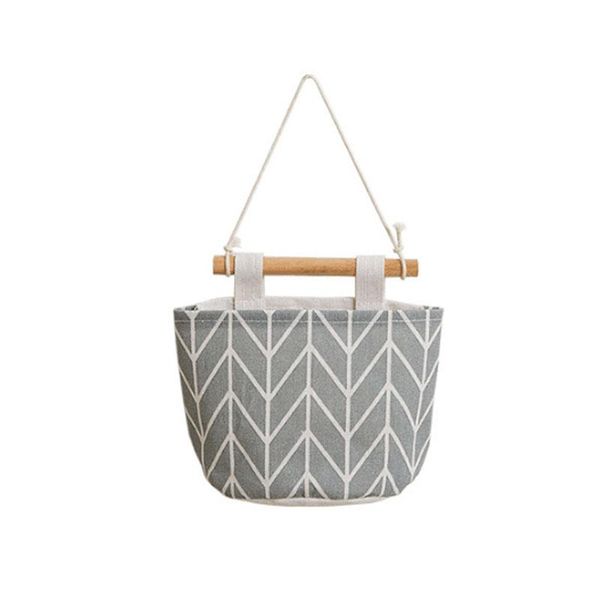 

storage bags 1 pic cotton linen sundries wall kitchen bathroom door wardrobehanging organizers hanging bag