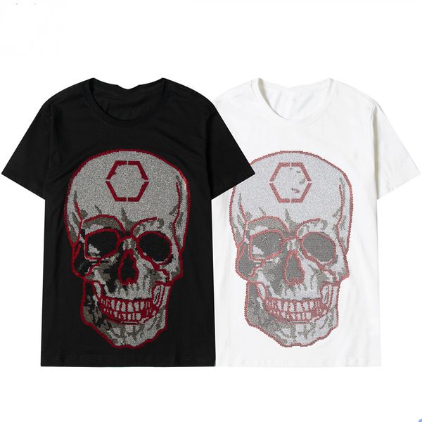 

new t-shirt for men and women short-sleeved summer fashion spring casual wear suits 2021m~3x, White;black