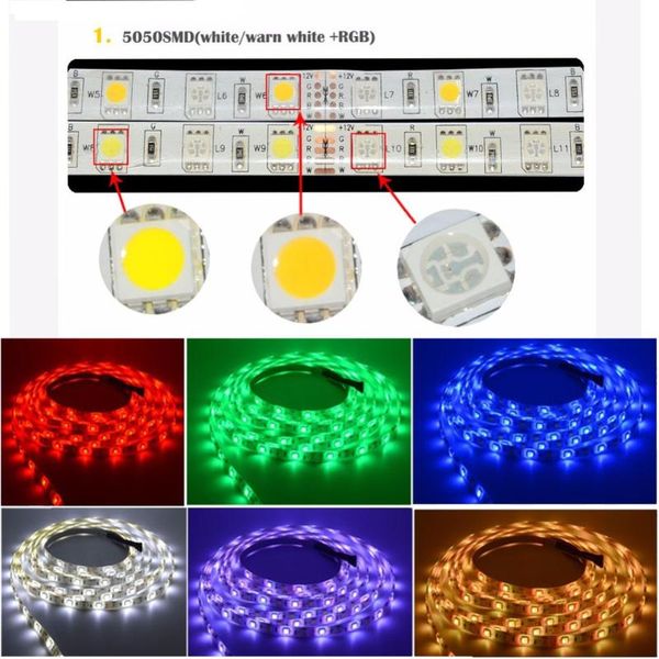 

vacamm led strip light smd flexible neon tape colorful home decoration lighting waterproof tv background strips