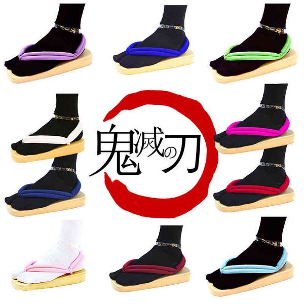 

bottom soft clogs female japanese butterfly bear cos ghost blade, Black