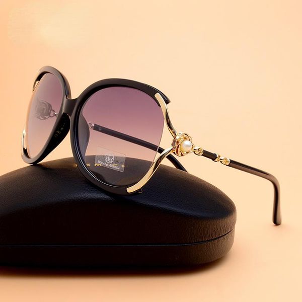 

sunglasses 2021 fashion women polarized uv400 brand designer gradient sun glasses female oculos with box, White;black