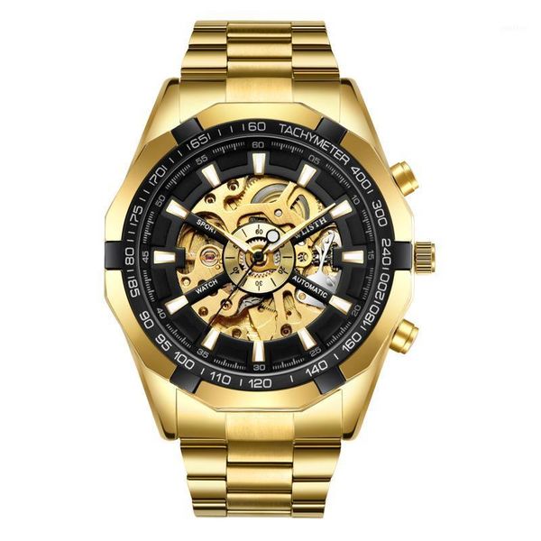 

wristwatches watch for men luxury casual wrist men's watches wlisth brand golden led luminous classic big male steel wristwatch man, Slivery;brown