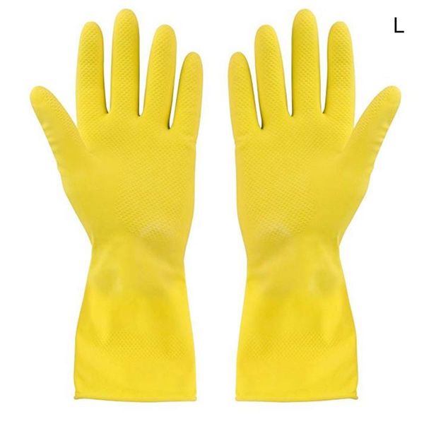 

disposable gloves warm dishwashing glove cleaning latex rubber kitchen anti skid waterproof household tools