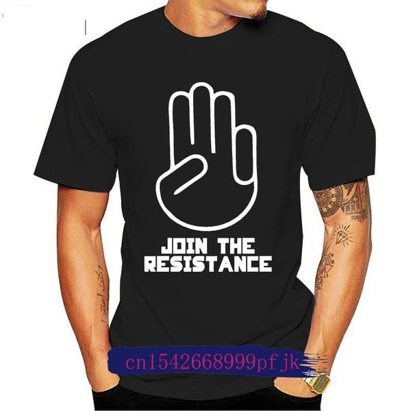 

men's t-shirts join the resistance tshirt - womens girls dvd movie, White;black