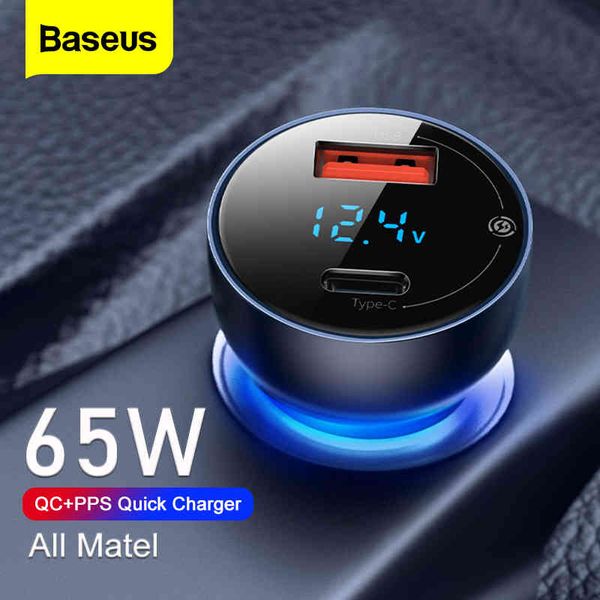 

baseus 65w usb quick charge 4.0 3.0 qc4.0 qc3.0 type c pd fast car charging charger for iphone xiaomi mobile phone