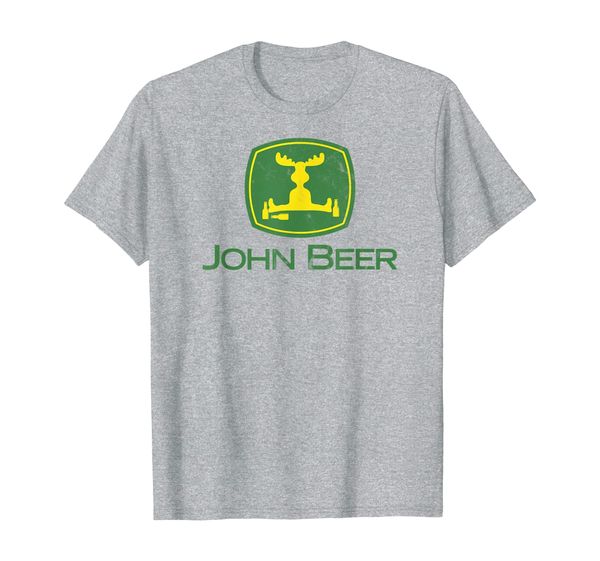 

Funny Tractor John Beer Deer Vintage Farmer T-Shirt, Mainly pictures